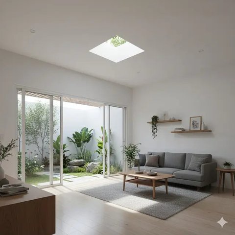 Model Rumah Minimalis 2025 Hemat Listrik (Ilustrasi AI/Gemini)