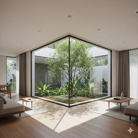 Model Rumah Minimalis 2025 Hemat Listrik (Ilustrasi AI/Gemini)