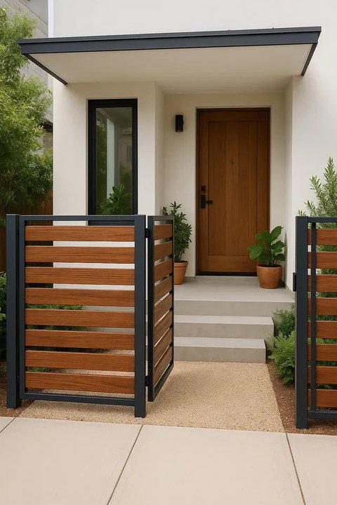 Desain Pagar yang Cocok Untuk Rumah Minimalis dengan Teras Sempit