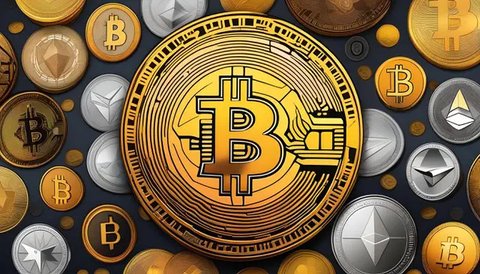 Ilustrasi harga Kripto. (Foto By AI)