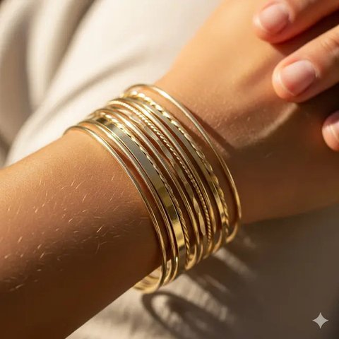 Model Gelang Emas Keroncong 20 Gram Nilai Jual Tinggi untuk Pernikahan. Foto: Gemini