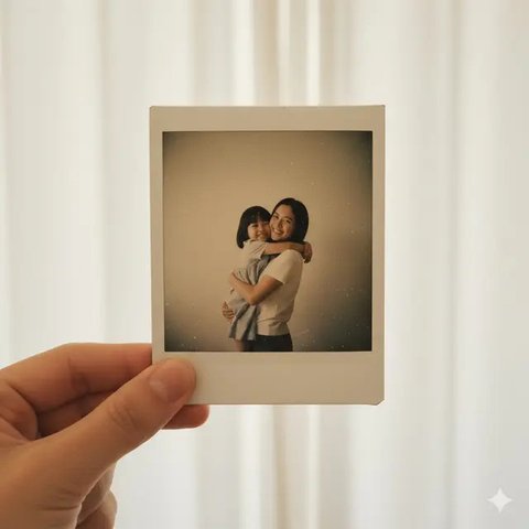 Cara Buat Foto Polaroid Masa Kecil dengan Sekarang di Gemini AI, Lengkap dengan Prompt (Gemini AI)