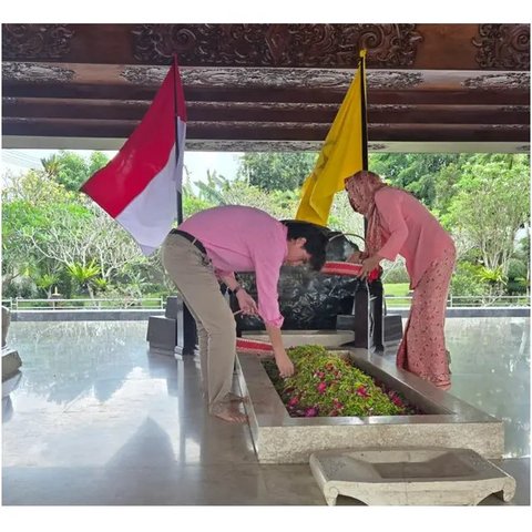 Kartika Sari Dewi dan Kiran. [IG: @kartikasoekarnofoundation]