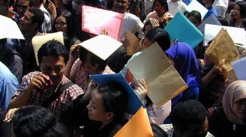 tips mencari kerja Ilustrasi dibuat AI