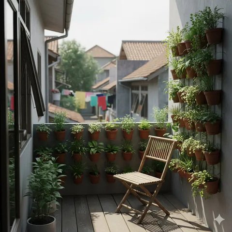 Ide Balkon Rumah Mungil (Gemini)