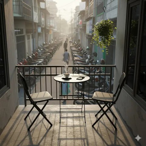 Ide Balkon Rumah Mungil (Gemini)