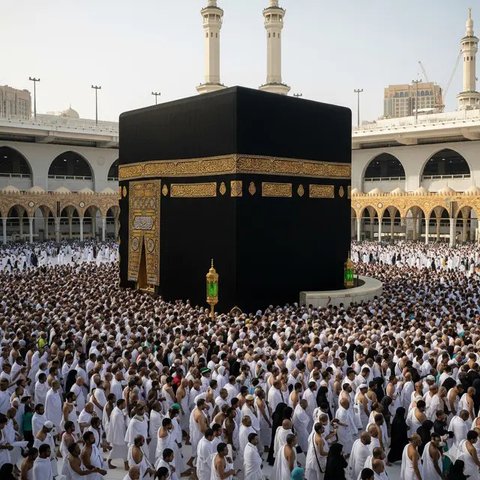 AI Gemini buat Foto Depan Kabah (Foto: Gemini)