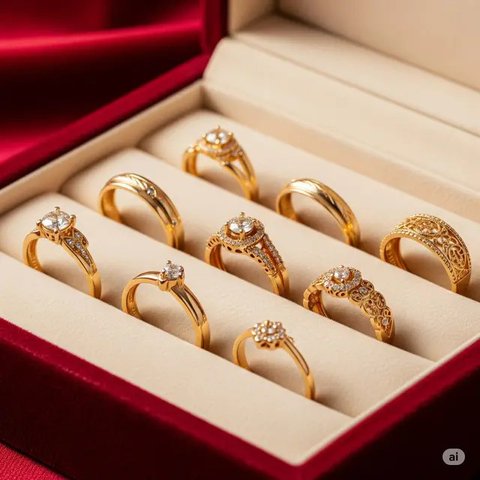Model Cincin Lilit Emas 24 Karat yang Unik dan Stylish