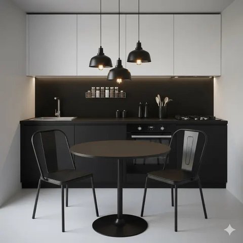 Inspirasi Desain Dapur Kecil Sederhana untuk Rumah Modern. Gemini