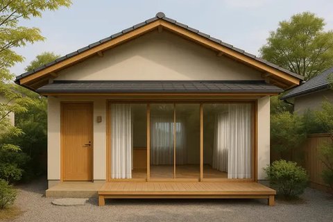 7 Desain Rumah Minimalis Gaya Jepang Modern 1 Lantai yang Simpel, Estetik dan Menenangkan (sumber:AI)