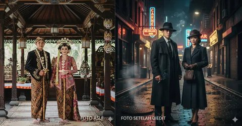 Prompt Gemini AI Viral ala Mafia (Foto: Gemini AI)