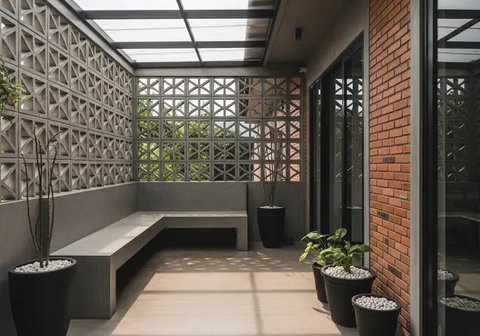 Model Teras Industrial Estetik Tren 2025 (Sumber: gemini.com)