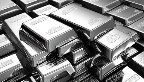 Pramuniaga menunjukkan emas batangan PT Aneka Tambang (Antam) Tbk di sebuah gerai emas, Jakarta, Senin (18/1/2021). Pada hari ini, harga emas Antam turun menjadi Rp 944 ribu per gram. (Liputa