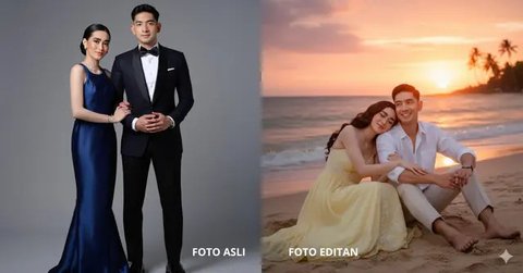 Edit Foto Gemini AI bareng pacar (Foto: Reve Art AI dan Gemini AI)