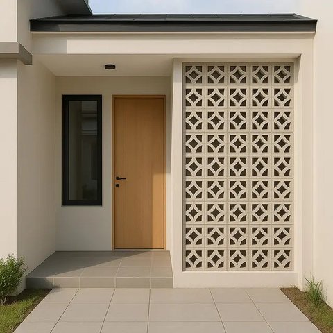 Model Teras Minimalis Depan Rumah Sempit Lahan Terbatas/AI