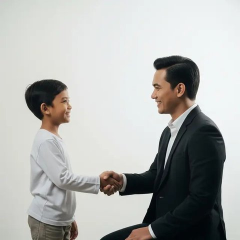 Prompt AI Edit Foto Gabungkan Masa Kecil dan Masa Kini (AI)