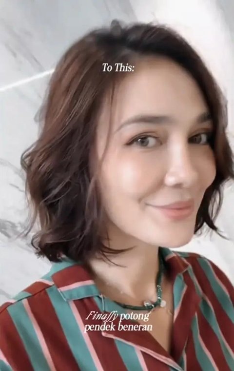 Penuhi Permintaan Suami, Intip Potret Terbaru Luna Maya dengan Rambut Pendek (@lunamaya)