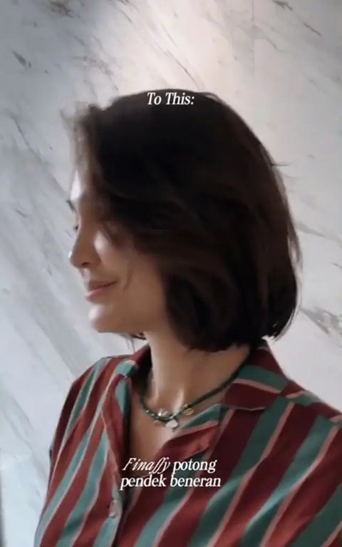 Penuhi Permintaan Suami, Intip Potret Terbaru Luna Maya dengan Rambut Pendek (@lunamaya)