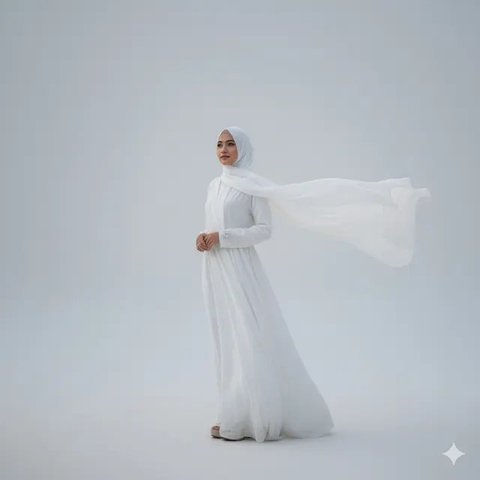 Edit Foto Seolah Sedang Ibadah di Tanah Suci (Foto: Gemini AI)