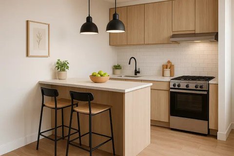 7 Model Kitchen Island di Dapur Kecil, Solusi Fungsional & Estetik (sumber:AI)