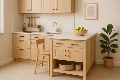 7 Model Kitchen Island di Dapur Kecil, Solusi Fungsional & Estetik (sumber:AI)