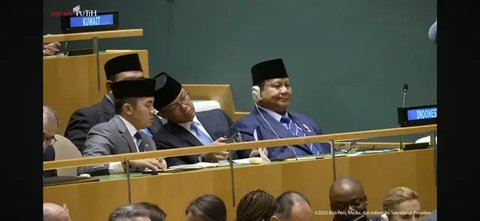 Presiden RI Prabowo Subianto menghadiri Konferensi Internasional Tingkat Tinggi di Gedung Majelis Umum Perserikatan Bangsa-Bangsa (PBB). (Biro Pers Sekretariat Presiden)