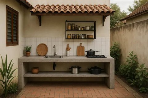 7 Model Dapur Kotor Belakang Rumah Sederhana tapi Cantik, Praktis untuk Masak Sehari-hari (sumber:AI)