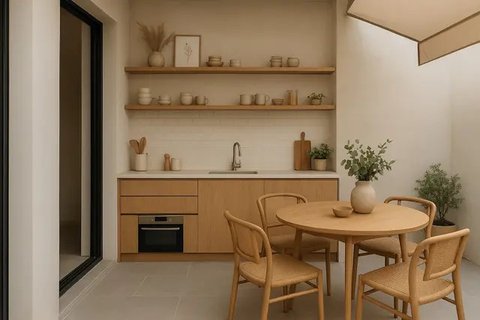 Model Dapur dan Ruang Makan 2025 (created by AI)