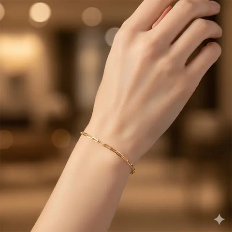 Inspirasi Gelang Rantai Emas 22 Karat 2 Gram (created by AI)