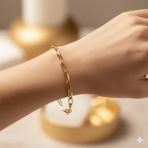 Inspirasi Gelang Rantai Emas 22 Karat 2 Gram (created by AI)