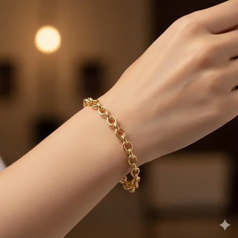 Inspirasi Gelang Rantai Emas 22 Karat 2 Gram (created by AI)