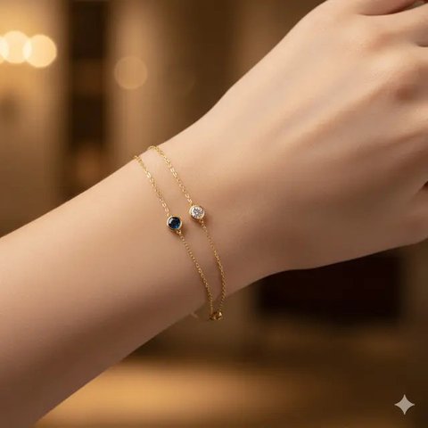 Inspirasi Gelang Rantai Emas 22 Karat 2 Gram (created by AI)