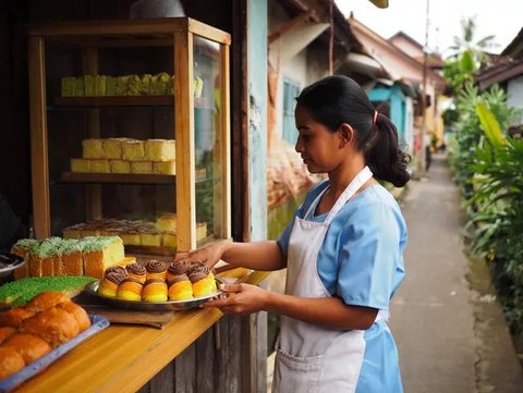 Dagangan Populer di Teras Rumah (Foto: Reve Art AI)