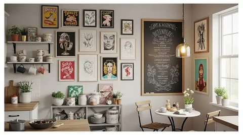 Sudut dapur jadi kafe kekinian ala Instagramable. Foto: Gemini