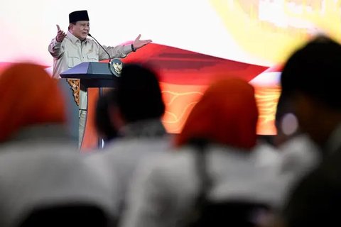 Presiden Prabowo Subianto menghadiri Munas VI PKS, Jakarta pada Senin (29/9/2025). (Biro Pers)