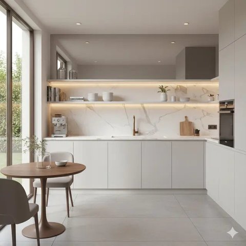 Model Dapur Kecil Tapi Mewah 2025 untuk Rumah Minimalis Modern (created by AI)