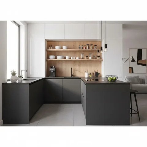 Model Dapur Kecil Tapi Mewah 2025 untuk Rumah Minimalis Modern (created by AI)