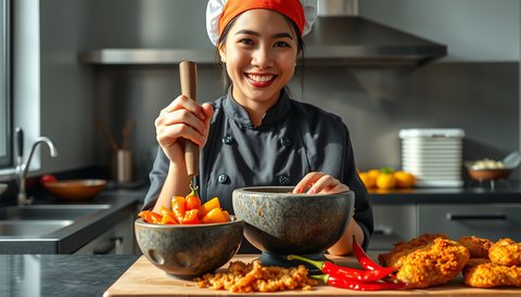 Cara Bikin Ayam Geprek Lezat dan Pedas Nendang