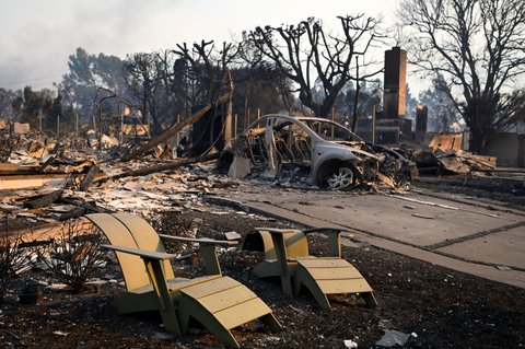 FOTO: Dahsyatnya Kebakaran Hutan Los Angeles Lalap Permukiman Paling Elit Amerika Serikat yang Dihuni Bintang Hollywood