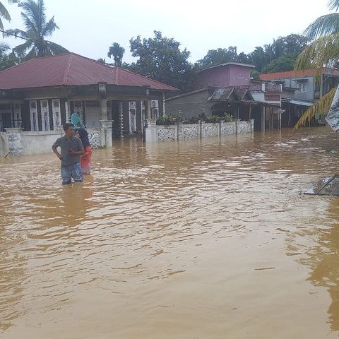 Banjir Landa Lima Desa di Kampar, 985 Rumah Terendam Air hingga Satu Meter