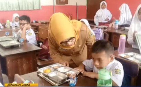 Tidak Biasa Sarapan Nasi, Bocah SDN Ini Ogah Makan Bergizi Gratis