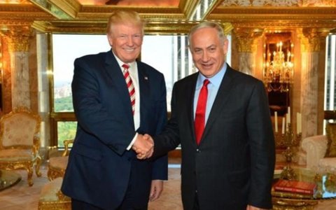 Pertemuan Donald Trump dan PM Israel Benjamin Netanyahu berlangsung di Trump Tower (Telegraph)