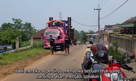 Mewah dan Megah ada Truk Sound Horeg