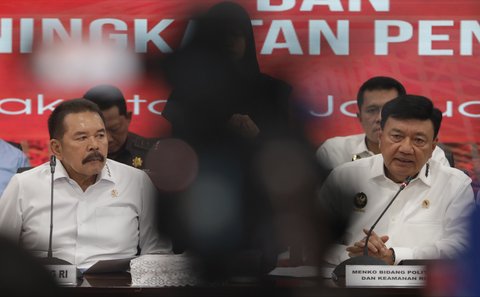 FOTO: Menko Polkam Paparkan Gebrakan Desk Pencegahan Korupsi, Berhasil Selamatkan Uang Negara Rp6,7 Triliun