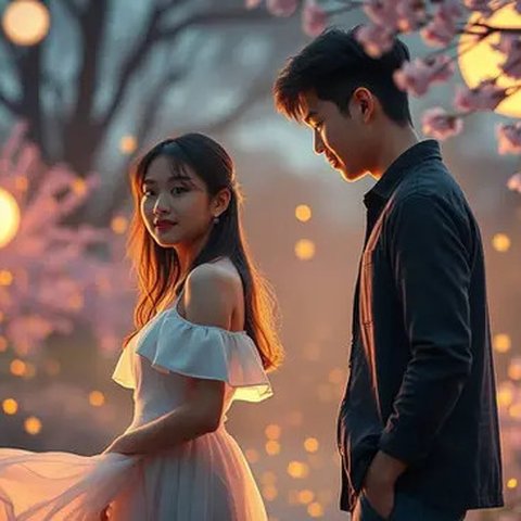 kata kata kopi romantis Ilustrasi dibuat AI