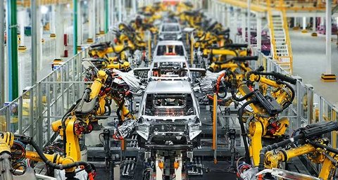 Gambaran mengenai pabrik perakitan BYD yang akan dibangun di Subang Smartpolitan, Jawa Barat.