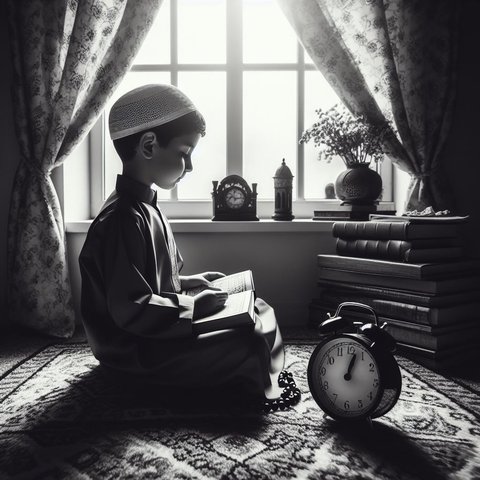 Ilustrasi Anak Berpuasa