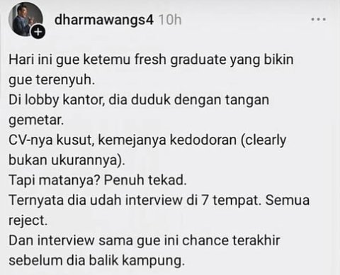 hrd dan fresh graduate