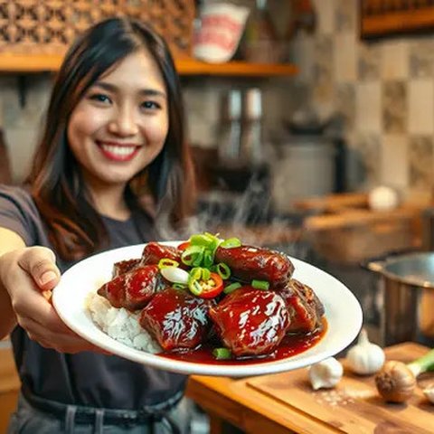 Ayam kecap pedas manis. (Liputan6.com/IG/cheche_kitchen)