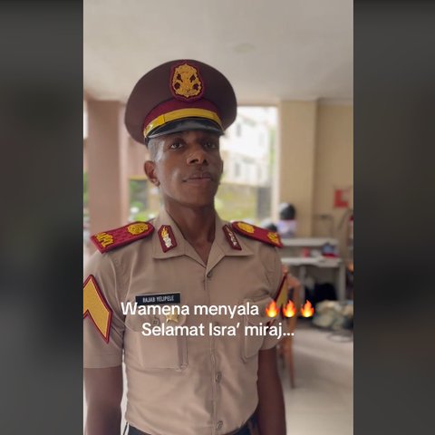 Taruna Akpol Asal Wamena Papua Punya Ayah Bukan Orang Sembarangan, Komandannya Sampai Takjub